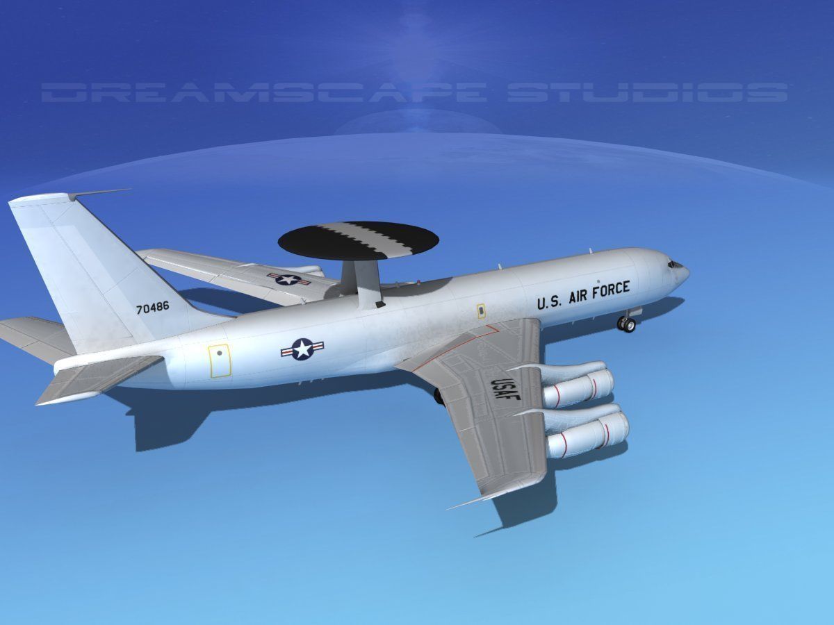 Boeing E-3B Sentry USAF 2 3D model_5