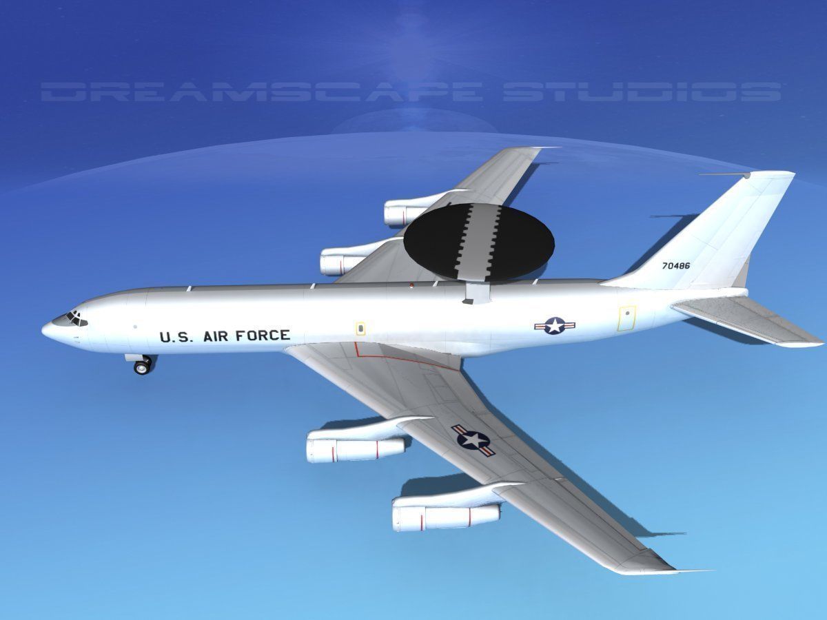 Boeing E-3B Sentry USAF 2 3D model_9