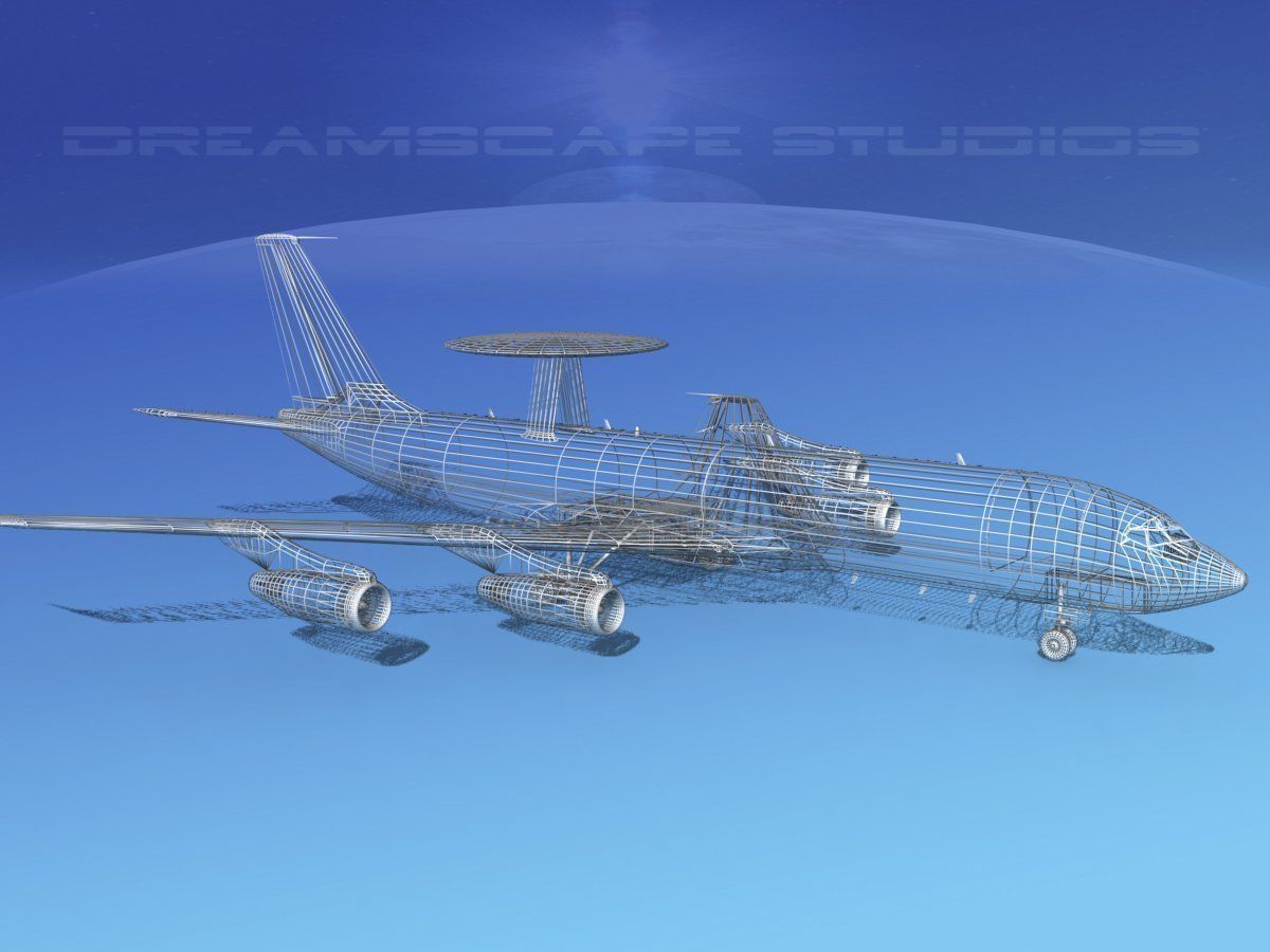 Boeing E-3B Sentry USAF 2 3D model_12