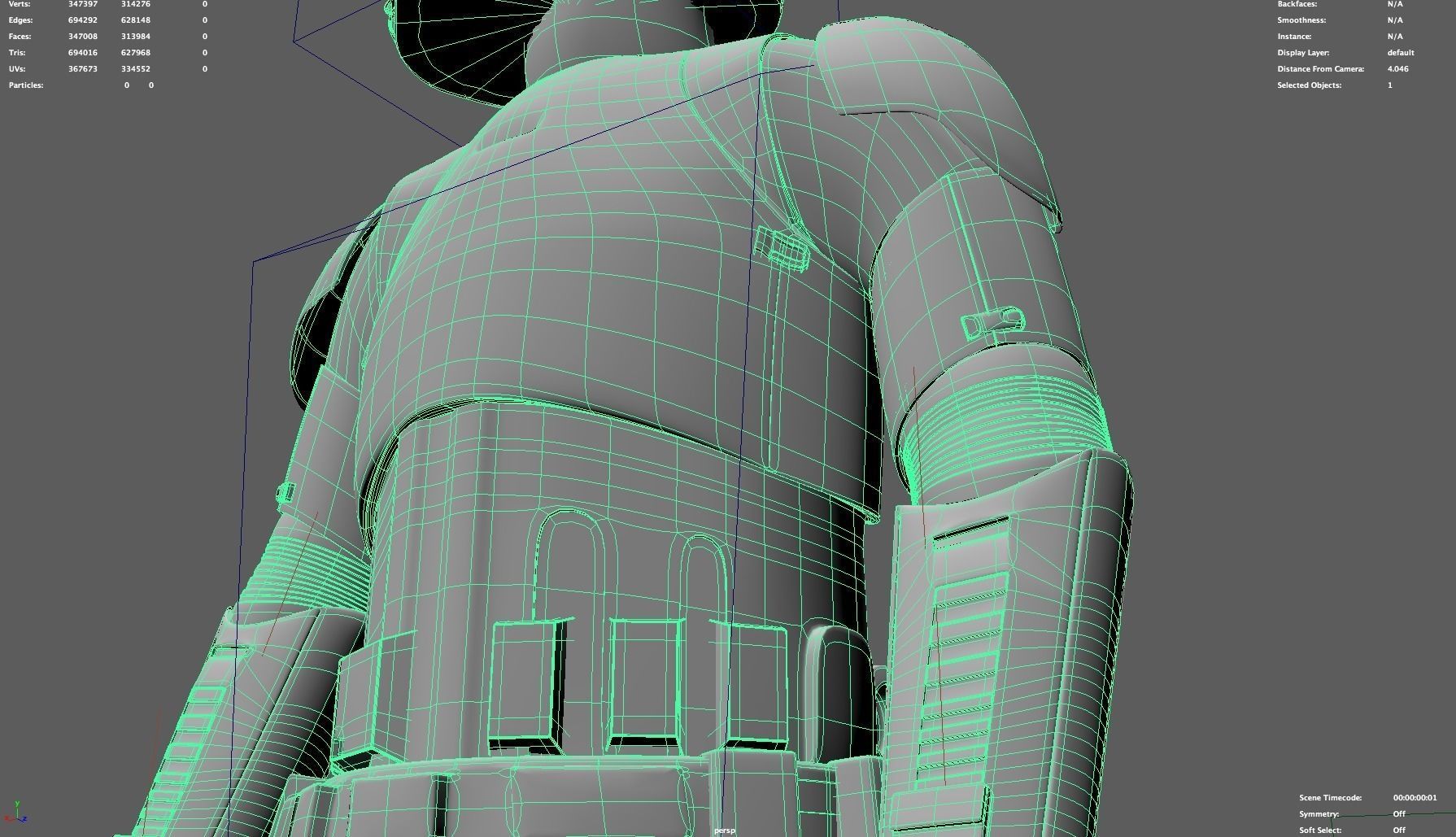 Storm Trooper Rigged and Animated 3D model_10
