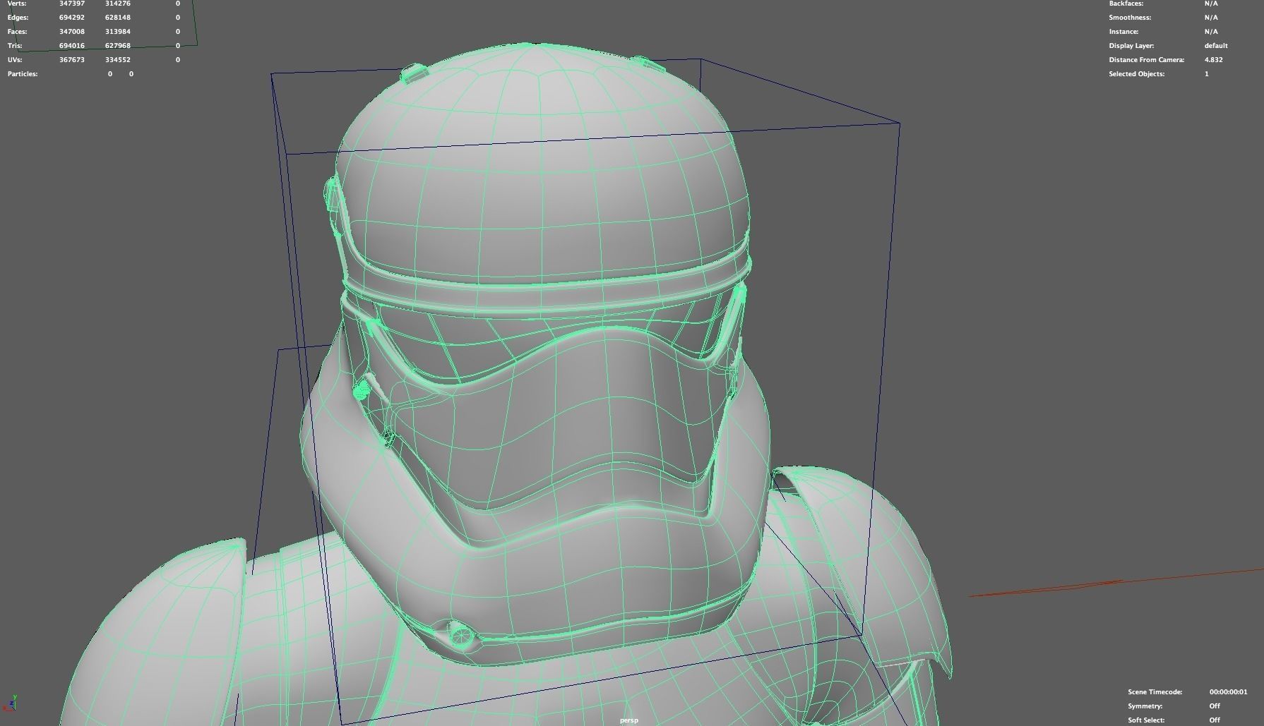 Storm Trooper Rigged and Animated 3D model_9
