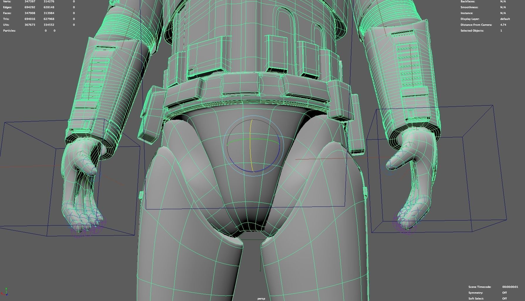 Storm Trooper Rigged and Animated 3D model_8