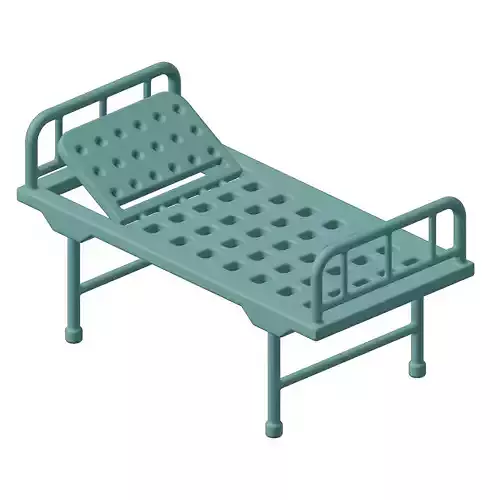 Plastic Premium Hospital Bed Toy