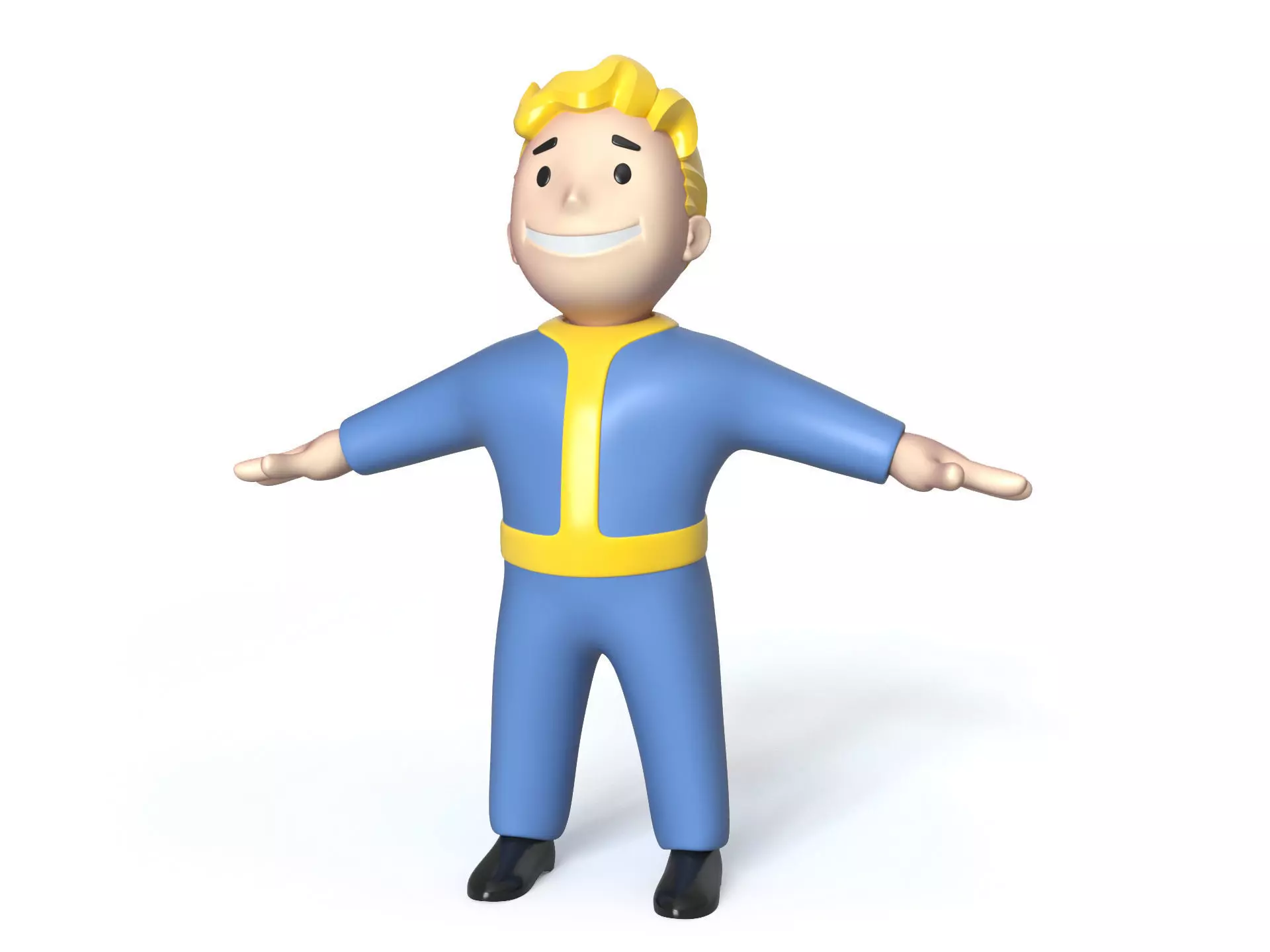 Vaultboy T-pose 3D model