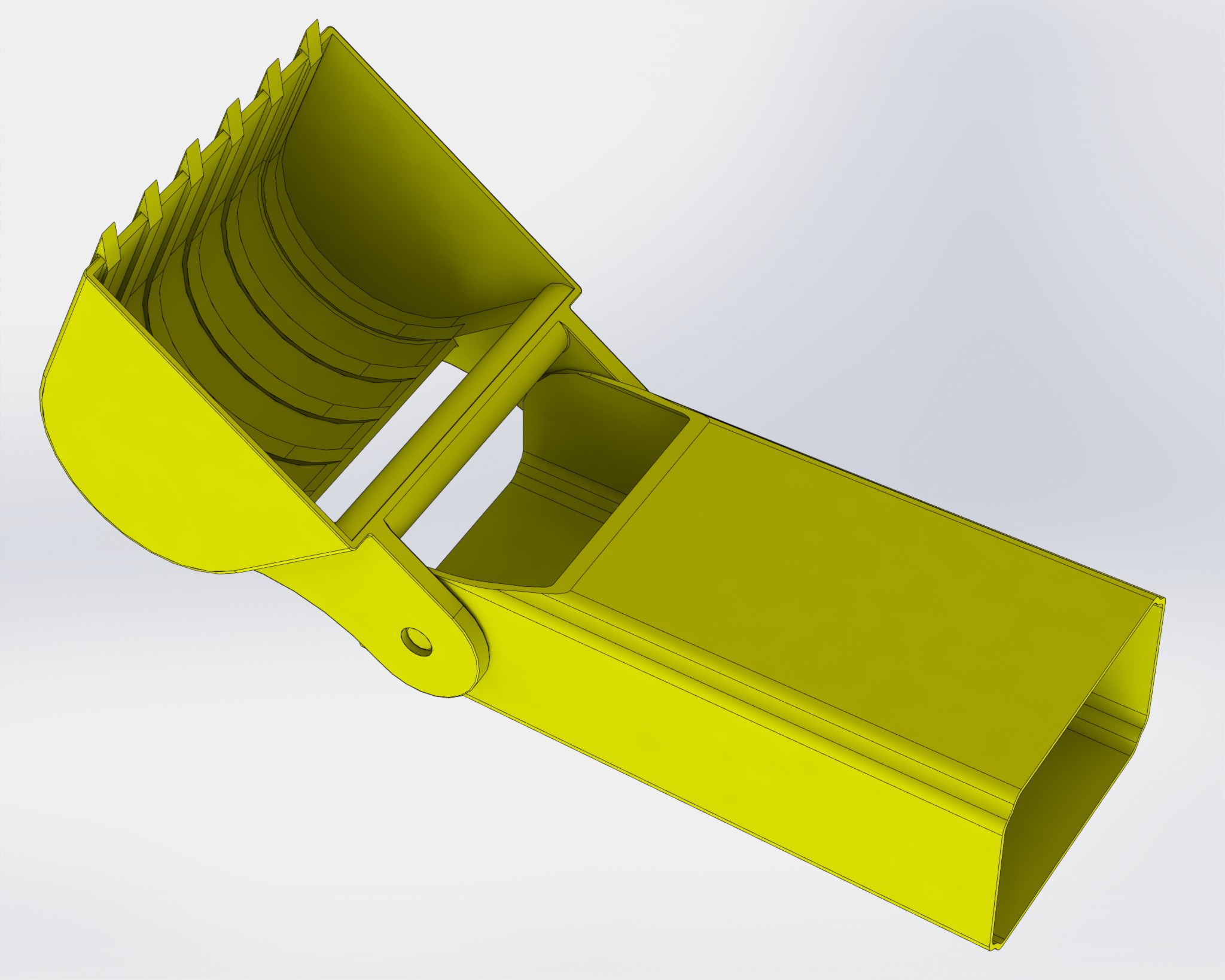 Digger toy 3D print model_2