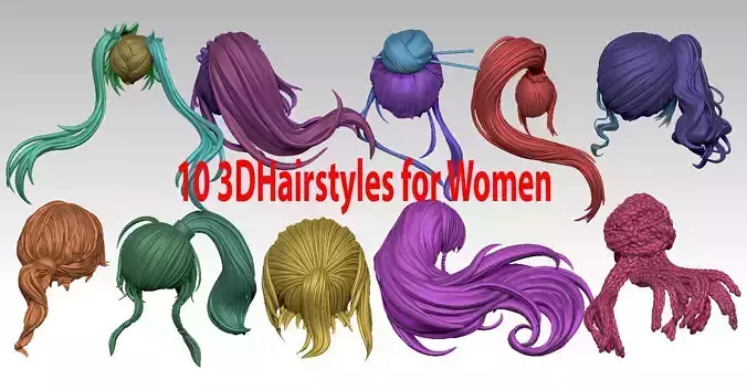 10 3DHairstyles for Women