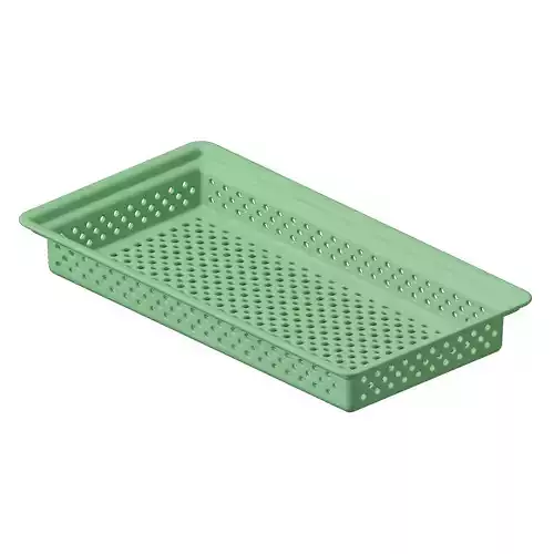 Plastic Exquisite Perforated Food Pan