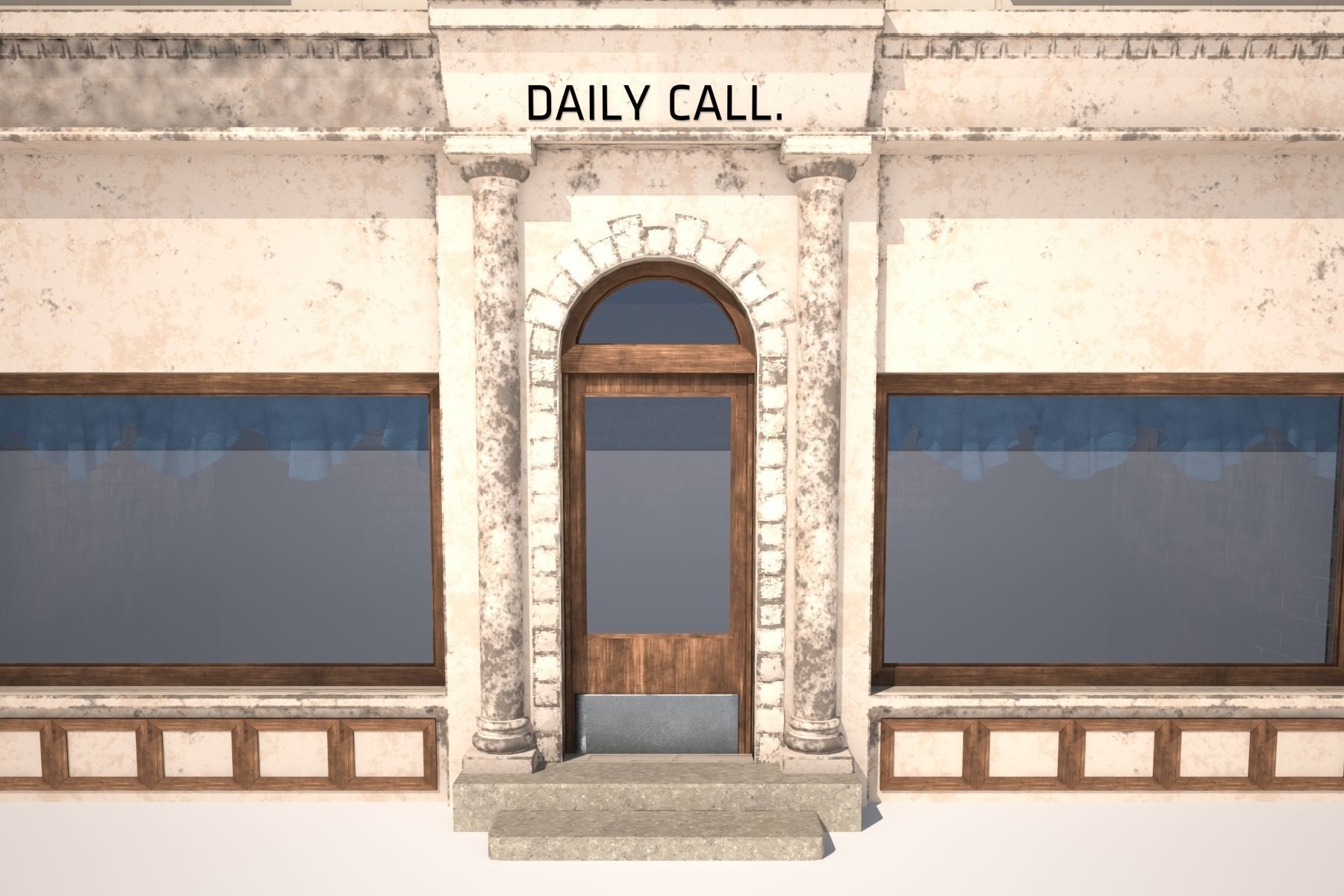 Apartment Building 158 Low Poly 3d Model Low-poly 3D model_3