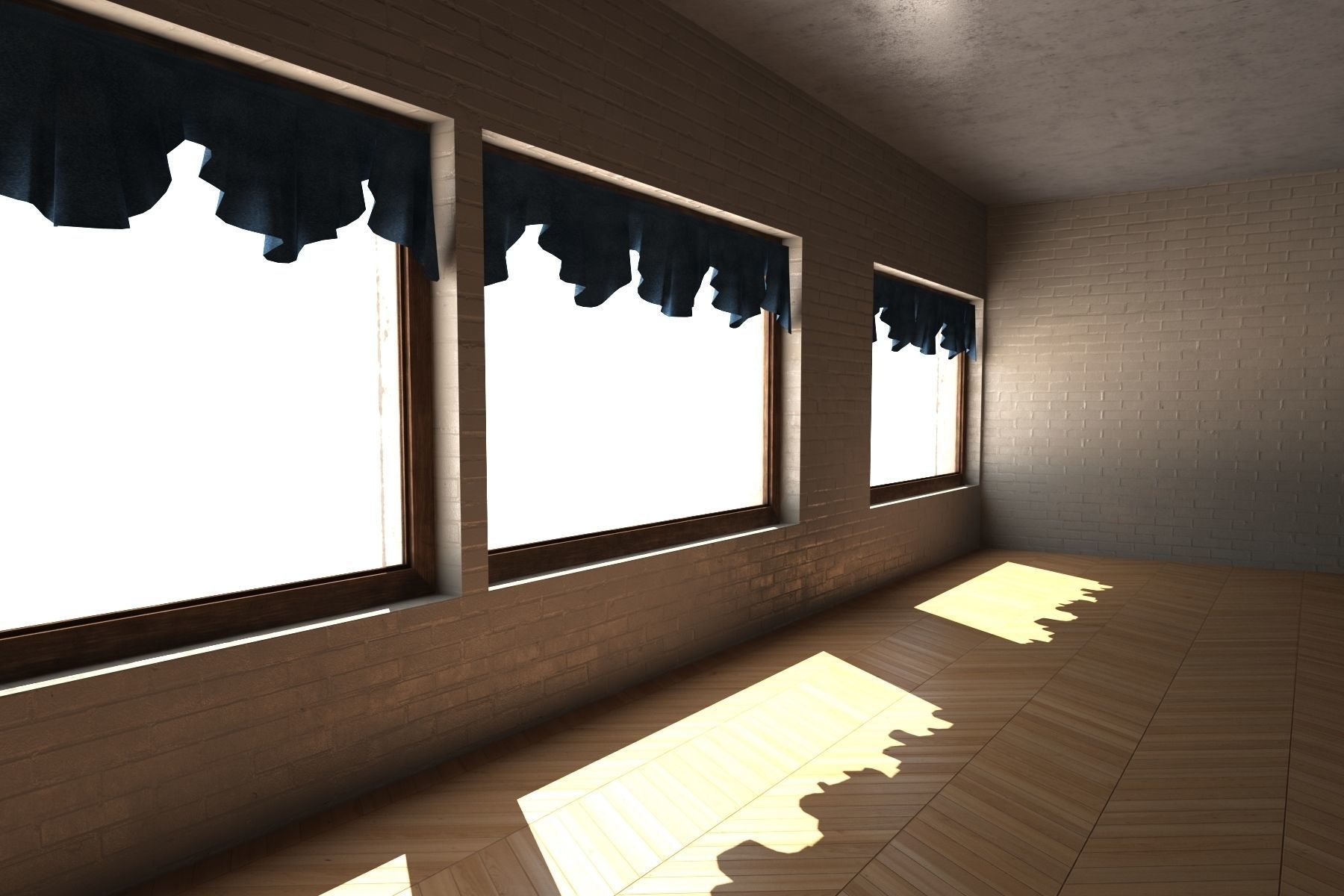 Apartment Building 158 Low Poly 3d Model Low-poly 3D model_8