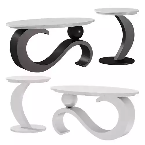 Retro mid-century style coffee table