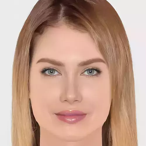 Mireia Lalaguna Head - No Hair - Low poly head for game