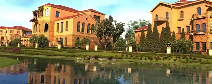 House Exterior Low-poly 3D model 5