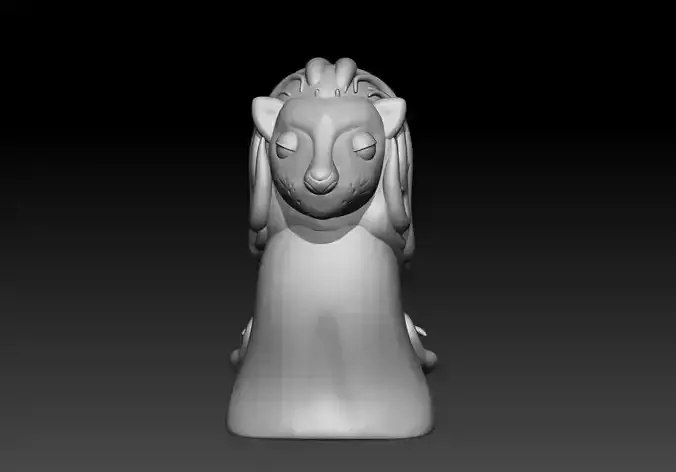 Sheep Animal Pendant 3D Printable Model 