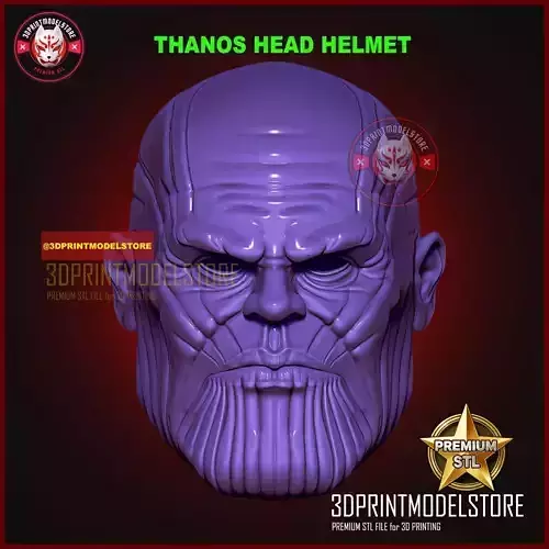 Thanos Head Mask Marvel Cosplay Helmet Halloween