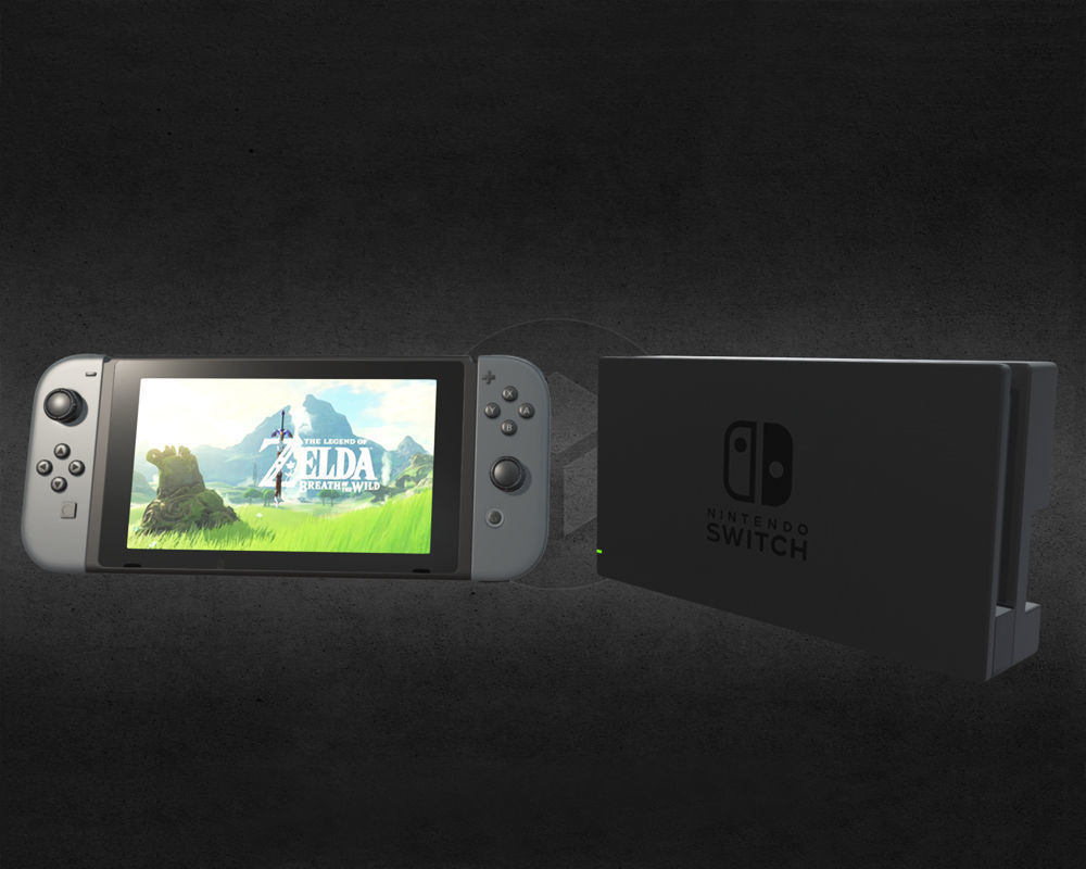 Nintendo switch model 3D model 3D printable | CGTrader