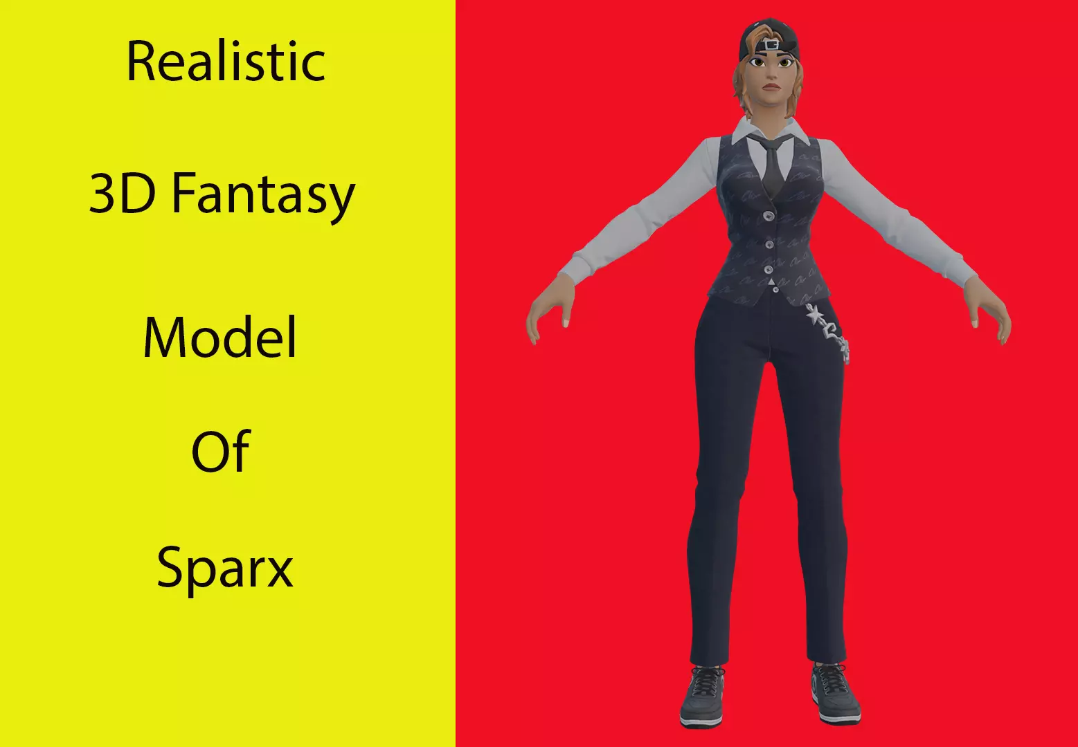 Sparx Low-poly 3D model