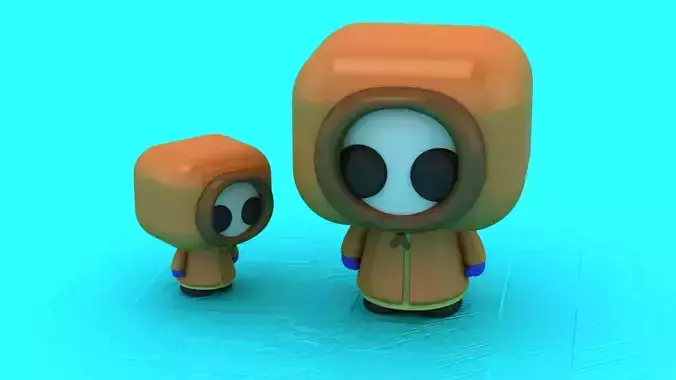Hooded Park Style Vinyl Toy Collectible 3D Printable Model
