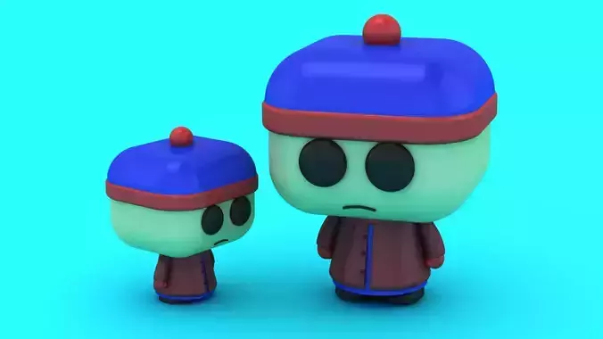 Winter Town Boy Vinyl Toy Stan Style 3D Printable MODEL 