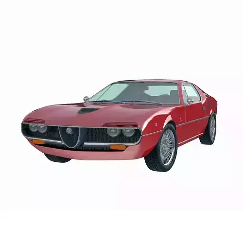 Alfa Romeo Montreal 1970 3D model