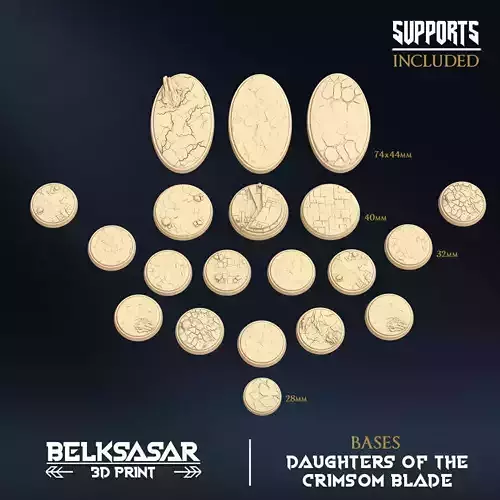 Daughters of the Crimsom Blade - Bases