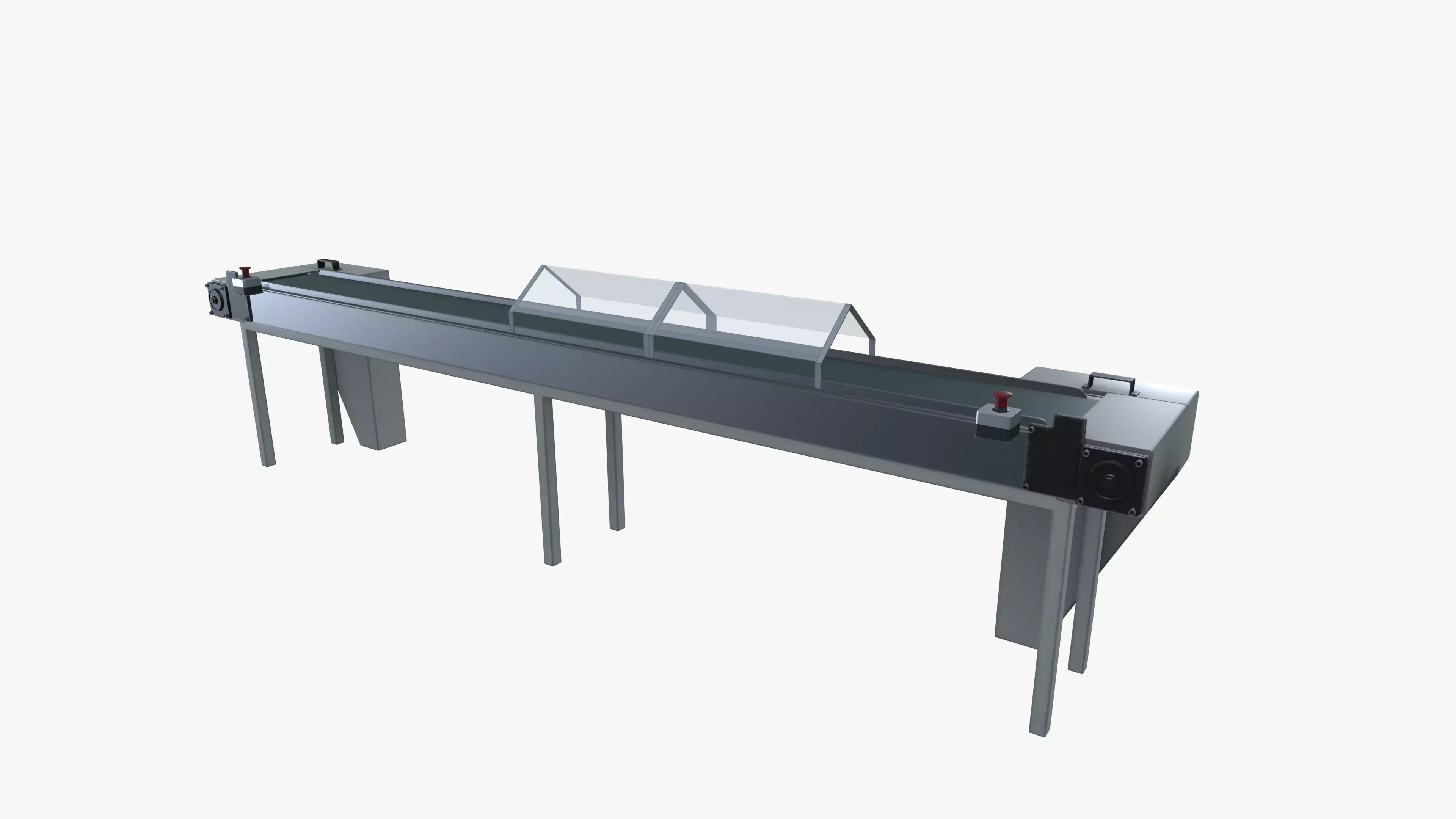 Conveyor belt Low-poly 3D model
