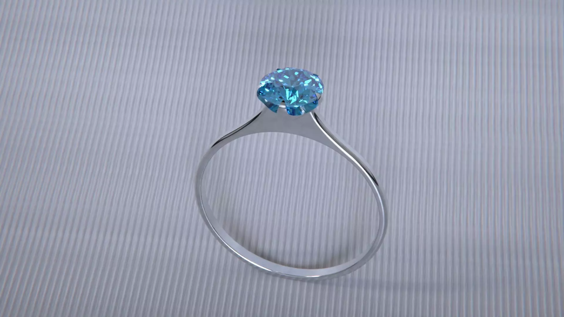 Ring jewelry emerald diamond woman 3D print model