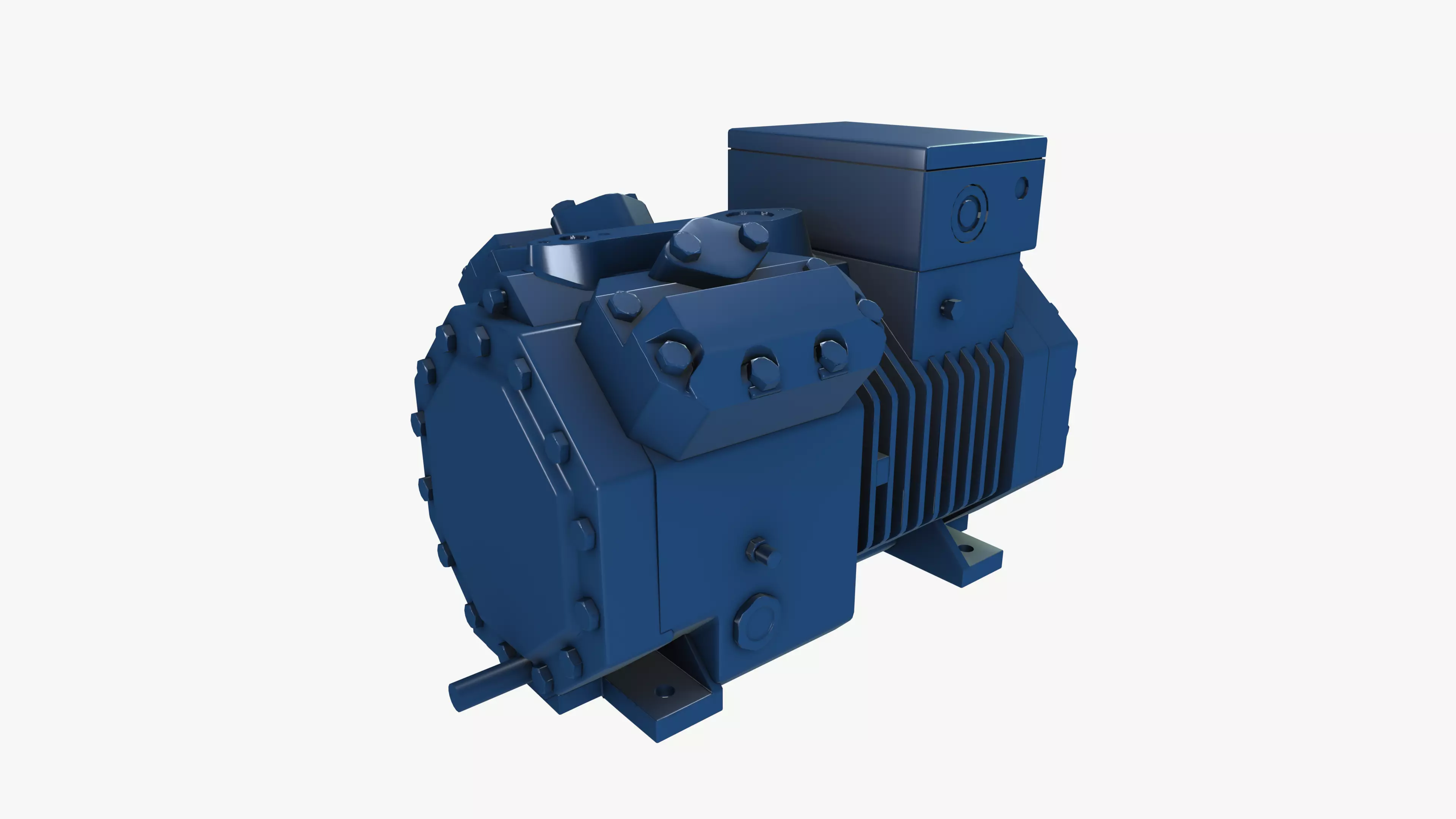 Motor Low-poly 3D model