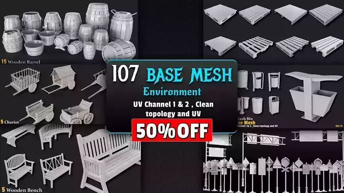 107 Environment Base Mesh