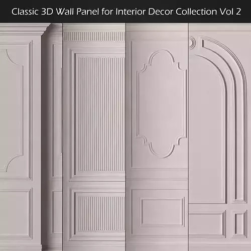 10 Classic 3D Wall Panel for Interior Decor Collection 2