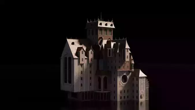 Steampunk Building - House 2