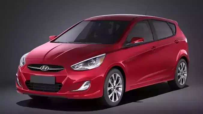 Hyundai Accent Hatchback 5-door 2017  VRAY