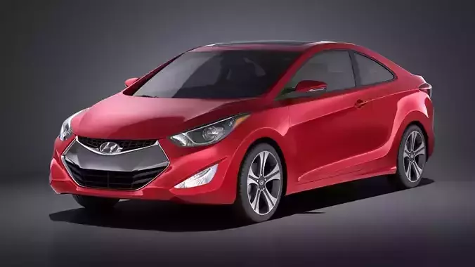 Hyundai Elantra Coupe 2016  VRAY