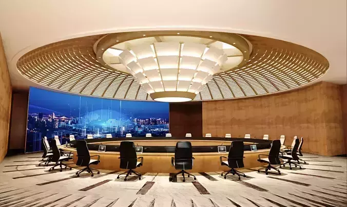 Luxury Round Conference Room
