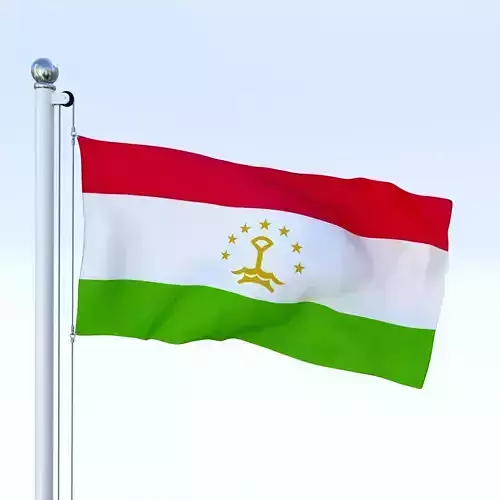 Animated Tajikistan Flag