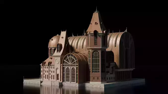 Steampunk Building - House 3