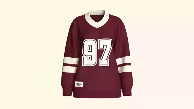 Girls Basketball Sweatshirt With Patch