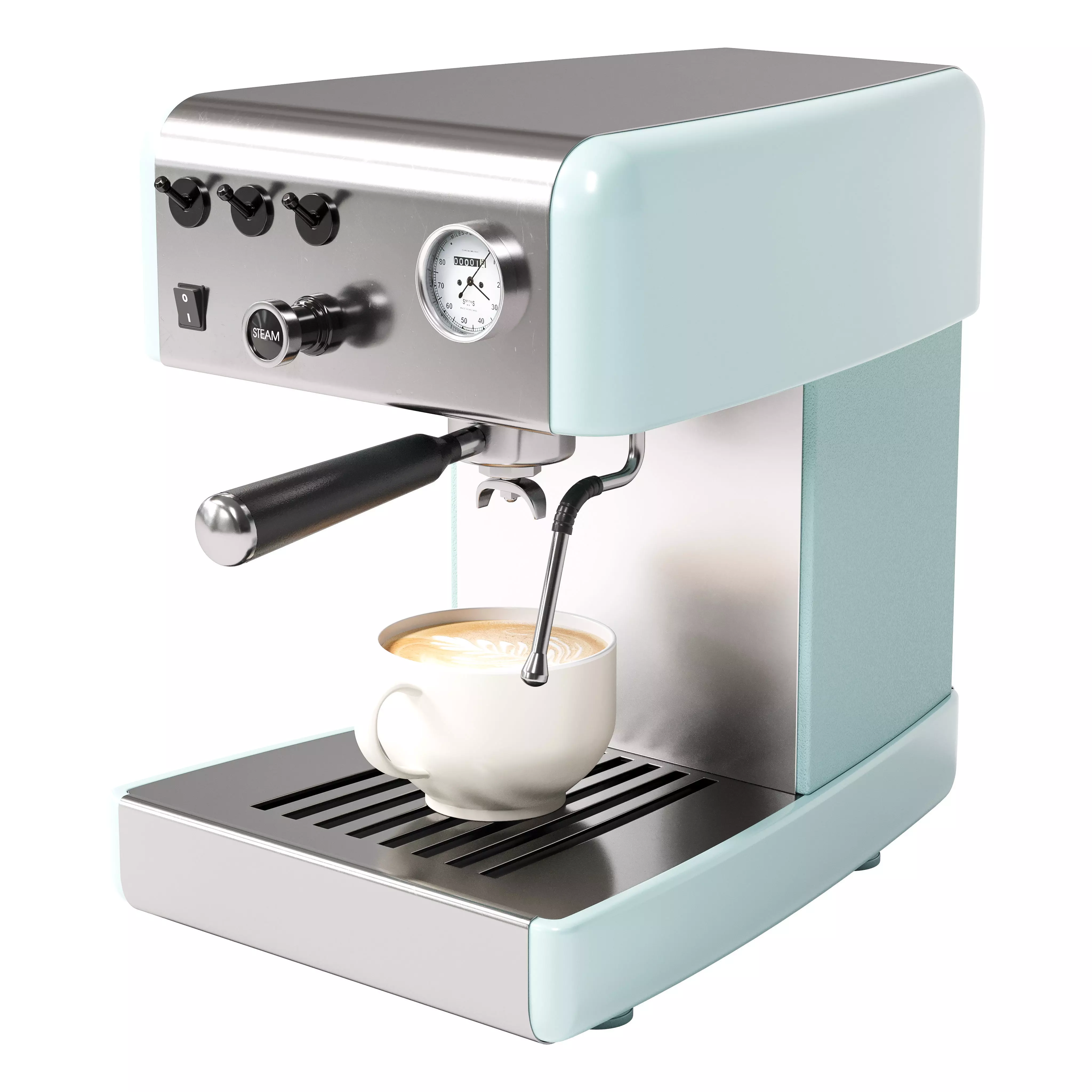 Espresso Coffee Machine 07 3D model