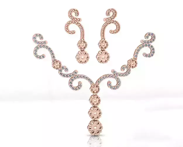 floral flower setting jewelry ring