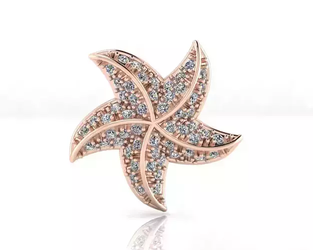star fish jewelry earring