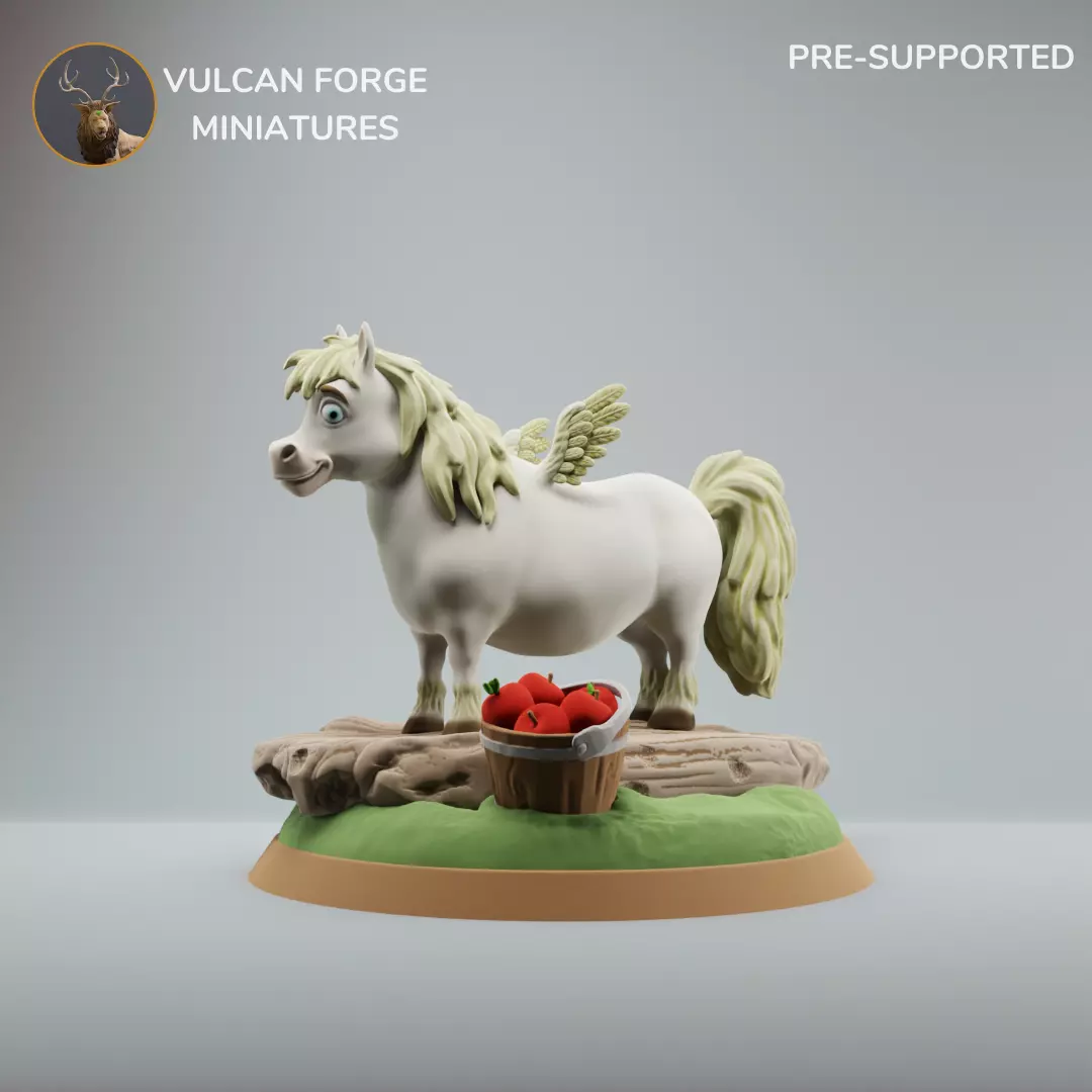 Chubby Pegasus Cute Pegasus 3D print model