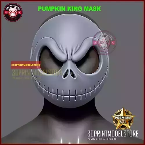 Pumpkin King Mask - Jack Skellington The Nightmare Christmas