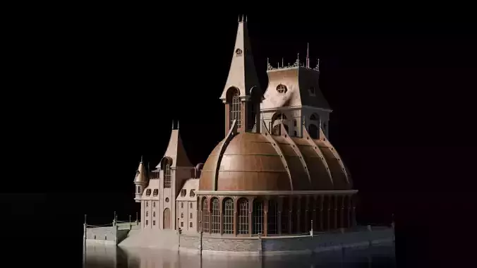 Steampunk Building - House 5