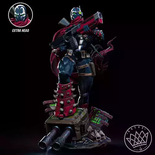 Fan Art - Commando Spawn - Statue