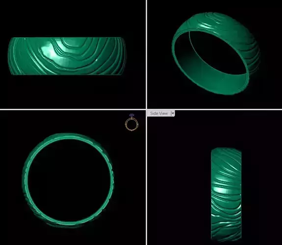 3D file of womens ring