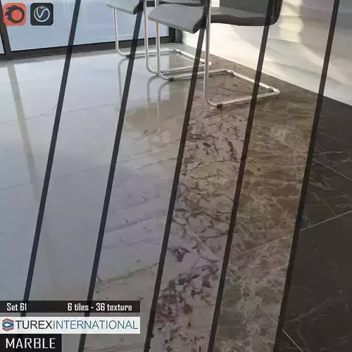 TUREX INTERNATIONAL Marble Tiles Set