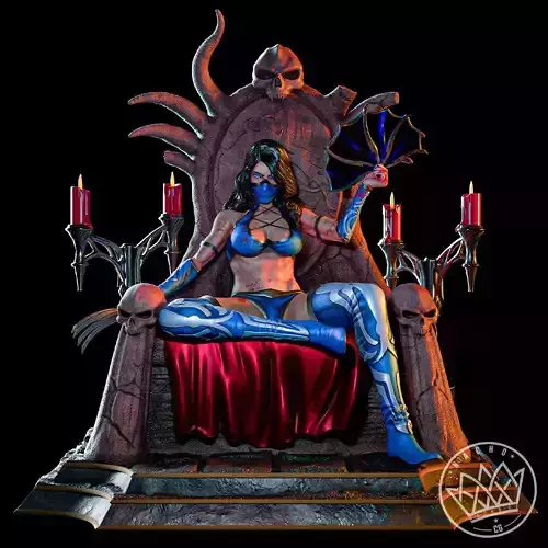 Fan Art - Kitana from MK - Statue