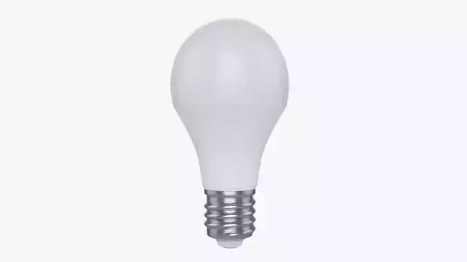 Light Bulb Low-poly 3D model