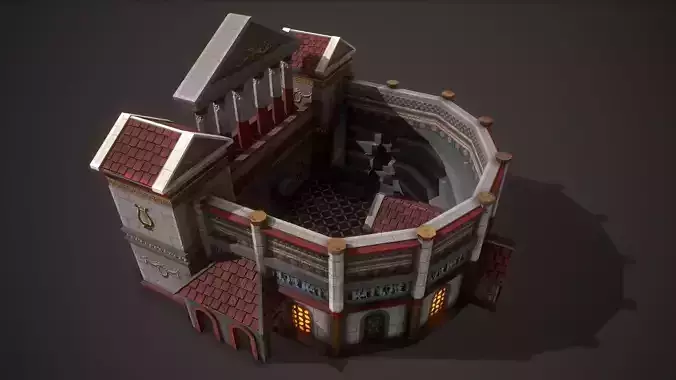 Roman Greek Odeum theatre