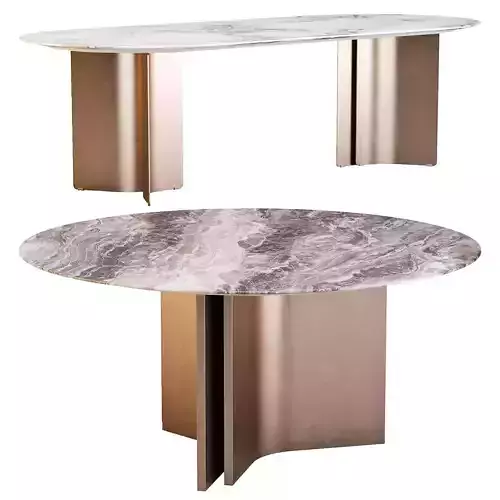 Giulio Marelli Wave - Dining Tables Set 01