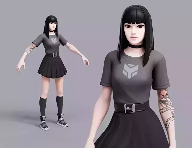 Charlotte Punk Rigged